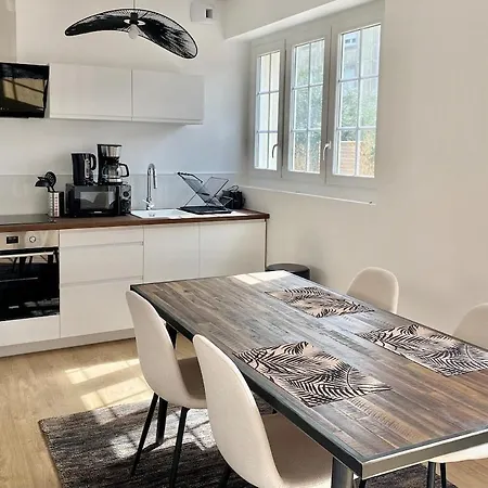 Spacious 2 Luxury Renovated Terrace Garage-madeleine Apartment Angers