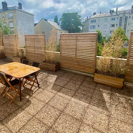 Apartment Spacious 2 Luxury Renovated Terrace Garage-madeleine Angers